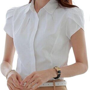 Women's Cotton Collared Blouse